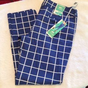 Window pane ankle pants 👖